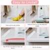 78 Inch Shower Threshold Water Dam, Silicone Barrier Shower Door