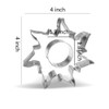 4 inch Sun Cookie Cutter - Stainless Steel