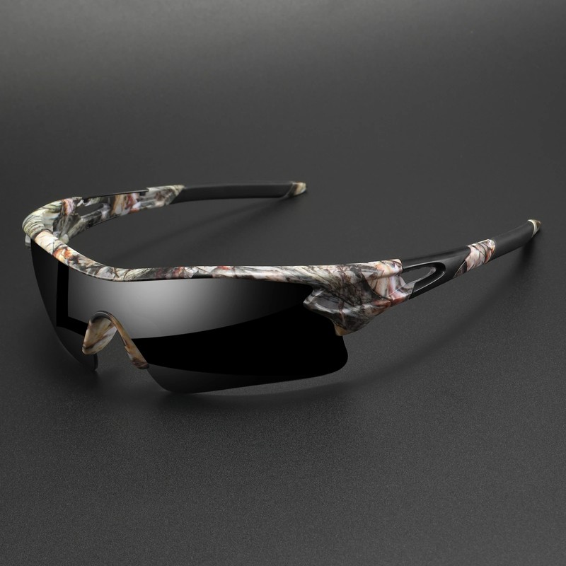 UV400 Polarized Sports Sunglasses for Cycling – Lightweight Wraparound Eyewear