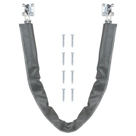 Nuk3y Heavy Duty Storm Crash Chain with Solid Brass Bracket (Stainless Steel, 30-1/2")