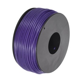 sourcing map 20AWG Wire 20 Gauge Stranded Wire PVC Hookup Wire 30M/100ft Purple, Electrical Wire UL1007 Spool Tinned Copper Wire for Internal Connecting Wire, Marine