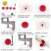 20 Sets T5 Resin Plastic Snaps Buttons Snap Fasteners Press