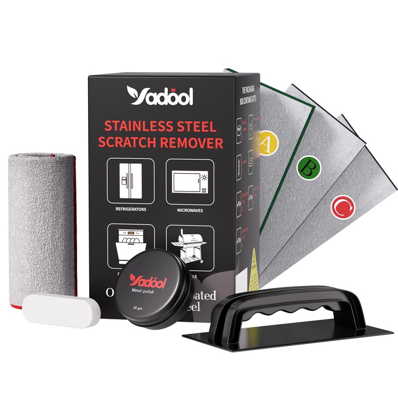 Yadool Stainless Steel Scratch Remover Kit, Suitable for Sinks &