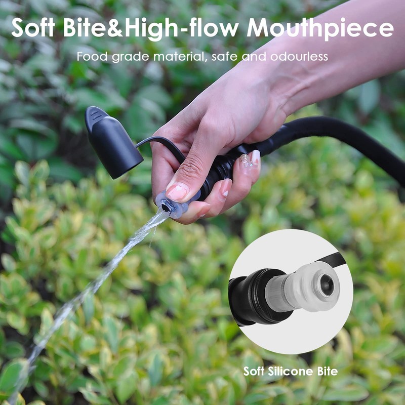 UTOBEST Trinkblase Wasserblase 3L TPU Wasserspeicher mit Isolierschlauch