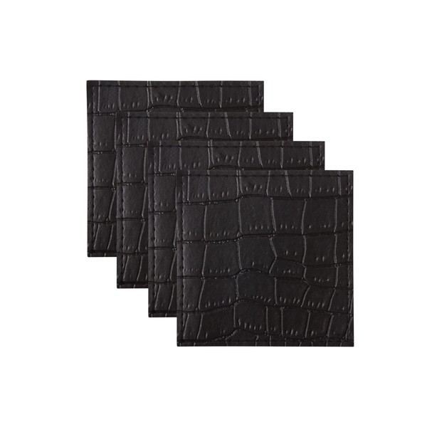 Maxwell & Williams Table Accents Leather Look Alligator Coaster 10x10cm
