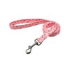 Olahibi Dog Collar Leash Set, Flamingo Pattern, Polyester Material, Adjustable