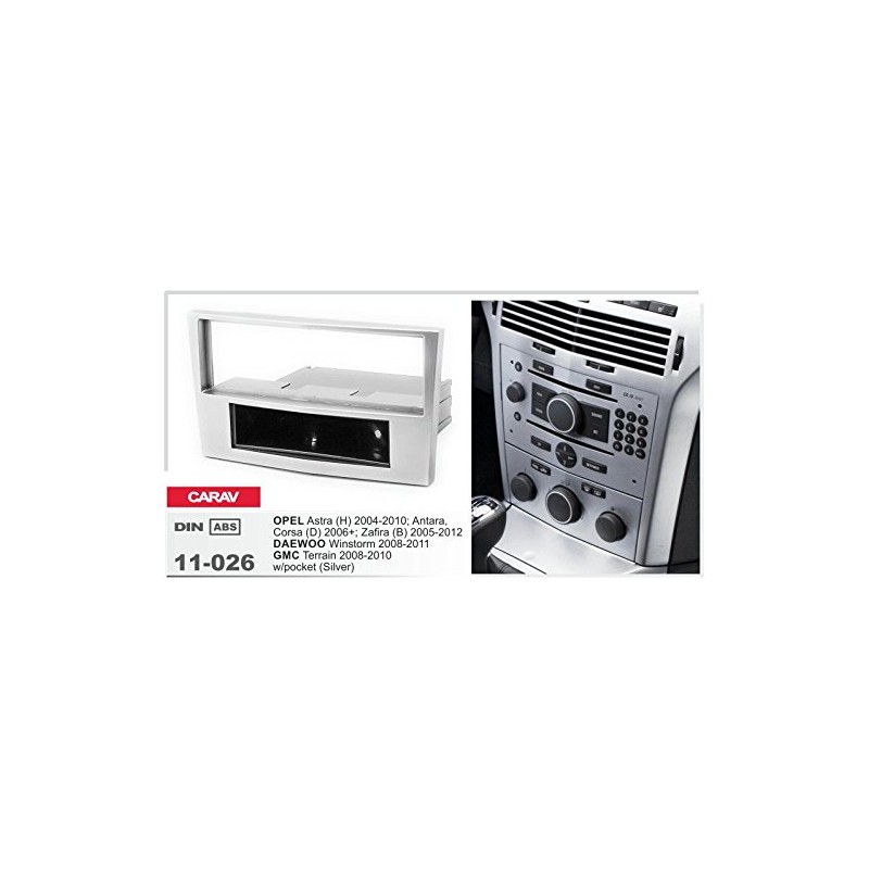 CARAV 11-026-24-8 Radio Faceplate DIN in Dash Installation Kit Set