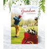 Grandson Golf Birthday Card - Medium Sized Card (A5 Size