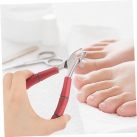 VICASKY 4pcs Professional Cuticle Nipper with Handle Ergonomic Nail Clipper for Men Women Precision Toenail Trimming Tool for Neat Nail Art and Care