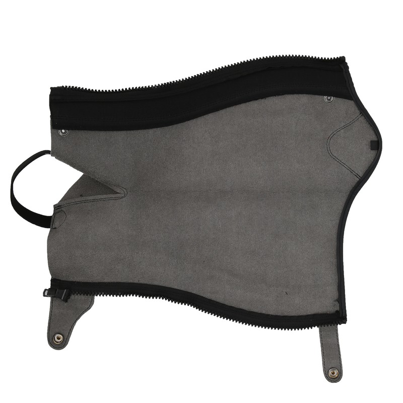 Super Fiber PU Leather Half Chap Horse Riding Body Protector
