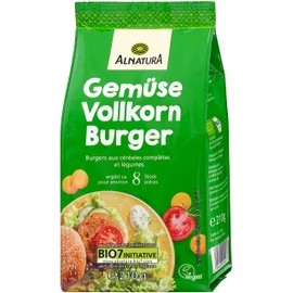 Alnatura Organic Whole Grain Burger Vegetables, 210 g