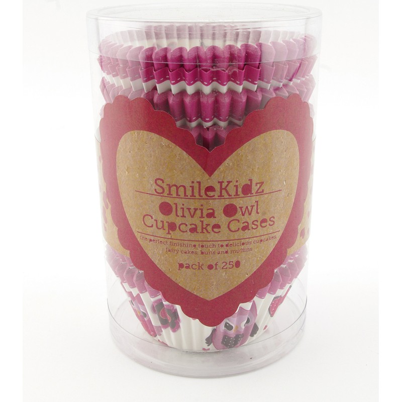 SmileKIDZ ~ OLIVIA OWL ~ Paper Baking Cupcake Cases ~