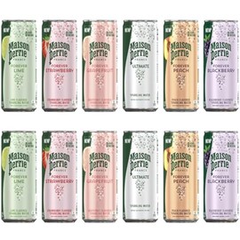 Flavored Carbonated Mineral Water Variety Pack - 11.15 Fl Oz. Cans (12 - Count)