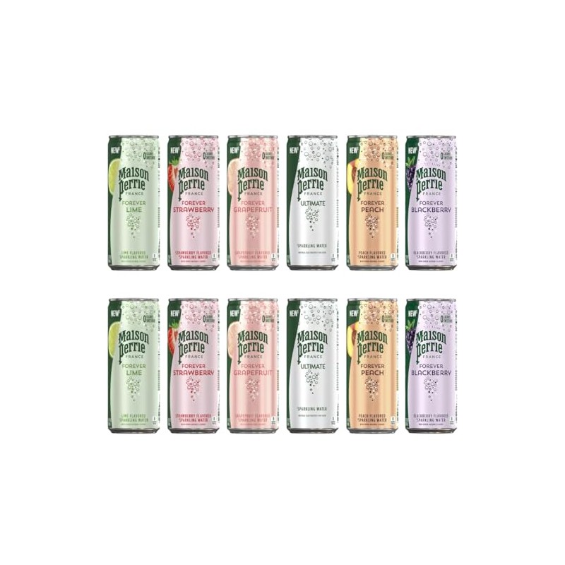 Flavored Carbonated Mineral Water Variety Pack - 11.15 Fl Oz.