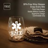 Perfectinsoy EMT Emergency Medical Technicians Wine Glass, Funny Stemless Wine