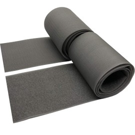 furupa Gray Wide Strong Velcro for Crafting, Sewing and Sewing, 3.9 x 3.3 ft (10 x 1 m) Male and Female Set