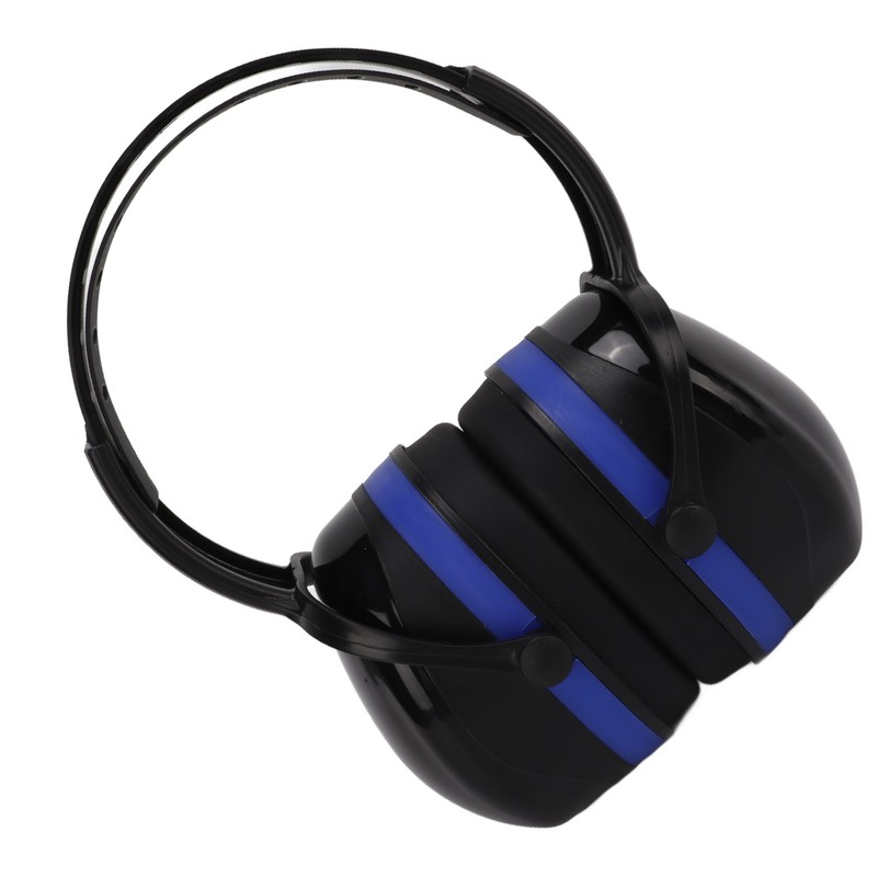 Hearing Protection Ear Muffs 24dB NRR Safety Black Blue Noise