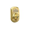 Schlage BE365 V PLY 505 Plymouth Keypad Deadbolt, Electronic Keyless