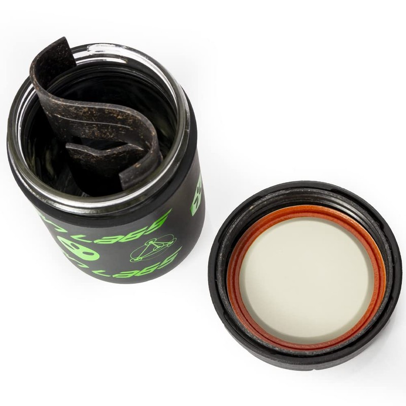 AlienLabs Black & Green 8oz Mason Stash Jar by RE:STASH