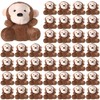 Shappy 50 Pcs Mini Plush Monkey Keychains - Cute Stuffed