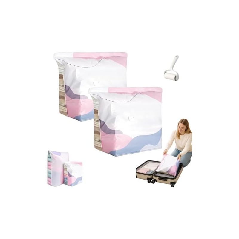 No-Pump 3D Vacuum Storage Bags, No Pump Vacuum Storage Bags,