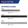 Pacific Arc - Professional Aluminum Triangular Scale - Architecture Scale