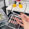 Domiya Nail Storage Case, Nail Tip, Ballet, Short, Nail Tip,