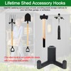 GYQ 3Pack Tool Hook for Lifetime Shed Accessories Shed Storage