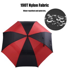 ACEIken Golf Umbrella Large 68 Inch Automatic Open Golf Umbrella Extra Large Oversize Double Canopy Vented Umbrella Windproof Waterproof for Men and Women