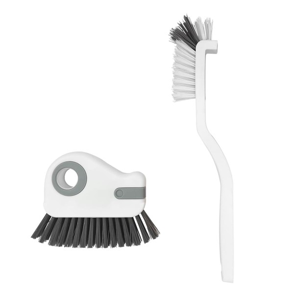2pcs 2 in 1 Groove Crevice Cleaning Brush Window Track