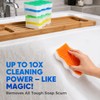 GLIMGLINT Magic Sponges Eraser for Bathroom, 6 Pack Dual-Sided Cleaning