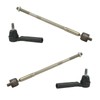 TRQ Front Inner & Outer Tie Rod Set Driver &