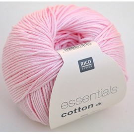 Rico Design Essentials Cotton DK Rose, 100%, 8 x 8 x 6 cm