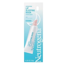 Neutrogena Hydro Boost - Máscara hidratante para dormir de labios con ácido hialurónico, tratamiento hidratante transparente durante la noche y diario para labios muy secos, sin fragancia
