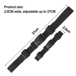 TMRBBesty Adjustable Chest Strap Backpack, Pack of 2 Chest Strap for School Bag, Quick Release Backpack Strap, Adjustable Chest Strap, Chest Straps for Backpack, Backpack Strap, Nylon Chest Strap with