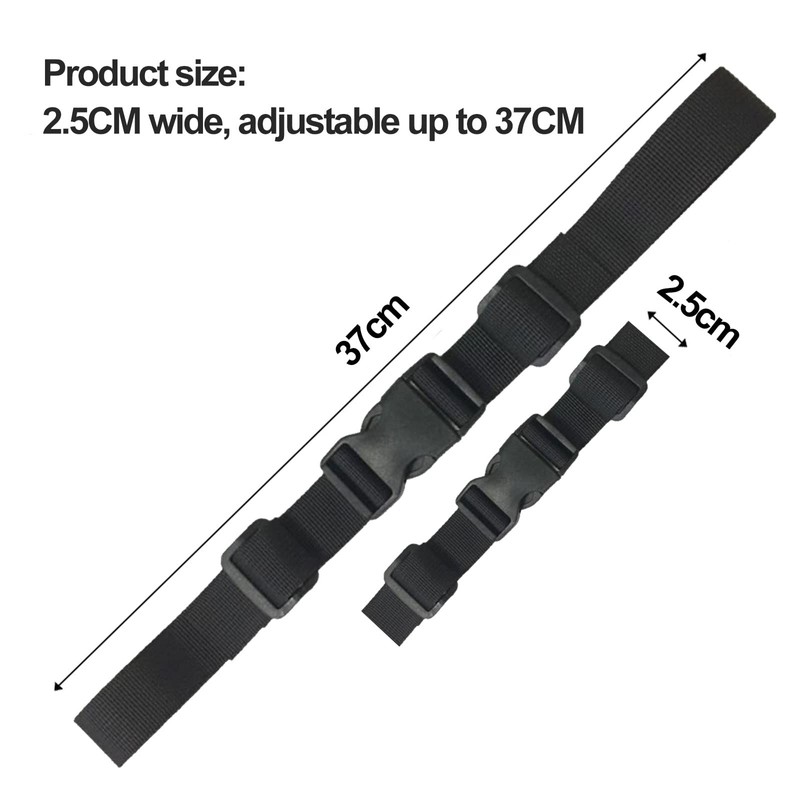 TMRBBesty Adjustable Chest Strap Backpack, Pack of 2 Chest Strap