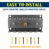 DoubleFill Pressure Washer Gun Holder, Wall Mount Foam Cannon Holder,