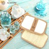 Almooni Premium Egyptian Exfoliating Loofah Pad Body Scrubber - Rectangular
