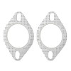 SANTUO 2 pieces 76 mm exhaust gasket exhaust flange gasket
