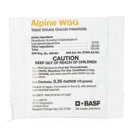 Alpine 10 Gram Packet Alpine WSG Water Soluble Granule Insecticide Kill Ant roach etc