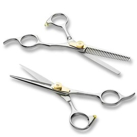 2pcs 6" Professional Hair Cutting Thinning Scissors Salon Shears Hairdressing Set