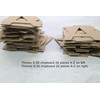 4" Block Font uppercase or lowercase chipboard alphabet [Choose case,
