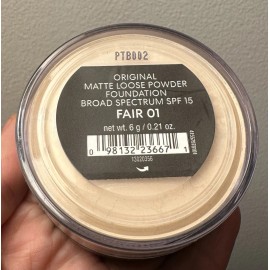 BareMinerals MATTE Loose Powder Foundation SPF15 ~FAIR 01 ~ (6g/0.21oz)