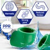 Pack of 10 Pipe Connectors Thermal Welding with 90 Degree