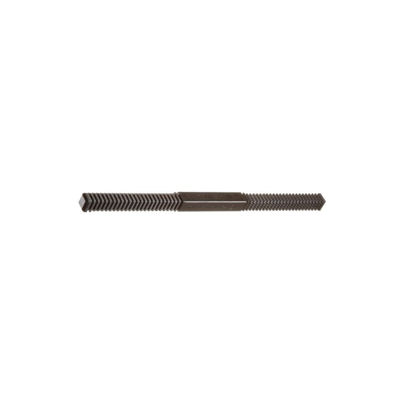 Nicholson Hand File, Thread Restoring, Thread Teeth, Square, Regular Bolt,