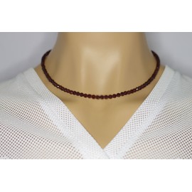 schoener-mineralienschmuck / Edelsteinschmuck Smoky Quartz Jewellery (Necklace) Smoky Quartz Necklace Faceted Smoky Quartz Balls Size Approx. 4 mm Clasp 925 Sterling Silver Model Number 7057,