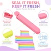 Tmflove - 12 clips de sellado para bolsas de alimentos