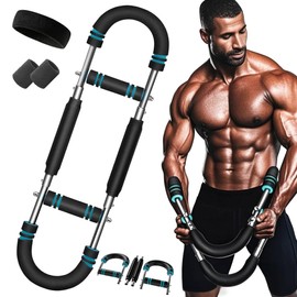 STAYGERAR Twister Arm Trainer, 40-180 Lb Adjustable Chest Workout Equipment, Twister Arm Exerciser Shoulder Muscle Training (Blue 90-150 LBS)