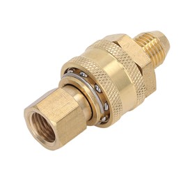 Car Washer Connect Fittings, 5000Psi High Pressure Washing Machine 3/8" Npt Quick Connector Car Washing Gun Brass Connector Pipe Male+Female Adapter(Inner M14 Male+Outer M14 Female)
