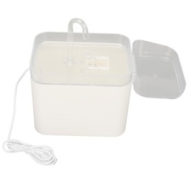 Pet Water Fountain Quiet Automatic Circulating Pet Water Dispenser with Food Bowl for Cats Dogs 2L